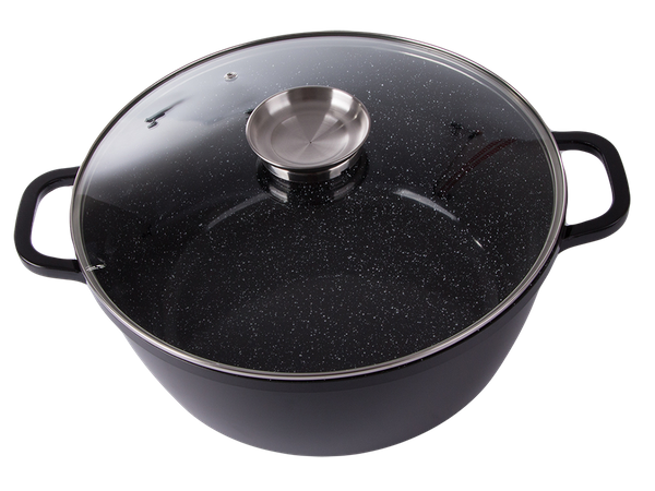 Casserole avec couvercle 12.6l induction aromatiseur