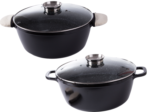 Casserole avec couvercle 12.6l induction aromatiseur