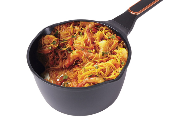 Casserole poêle avec couvercle 2.89l induction