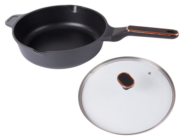 Casserole poêle avec couvercle 4.2l induction