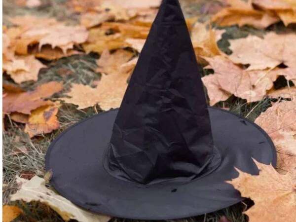 Chapeau de sorcière costume de sorcière halloween noir