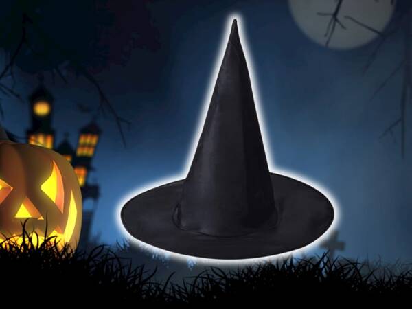 Chapeau de sorcière costume de sorcière halloween noir