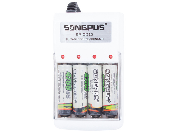 Chargeur de batterie rechargeable aa aaa battery pack