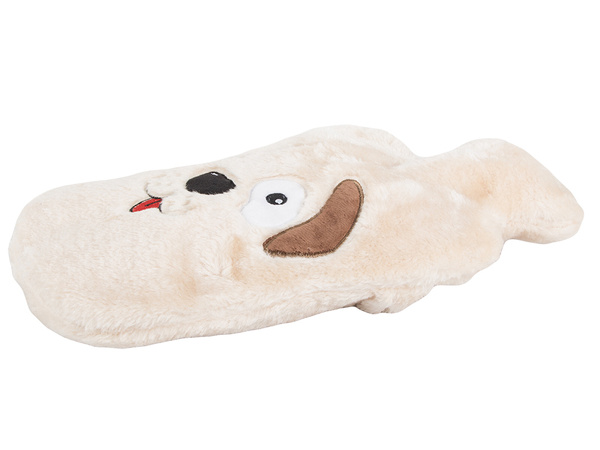 Chauffe-bouteille en caoutchouc chien en peluche pour enfants