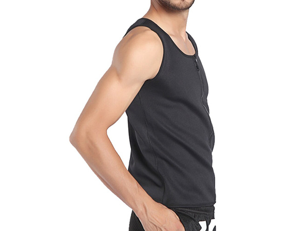 Chemise de fitness en néoprène pour hommes pour la perte de poids