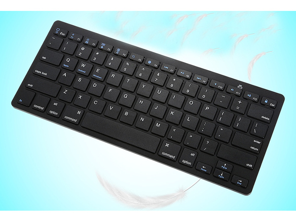 Clavier bluetooth sans fil pour pc ipad mac petit slim low-profile