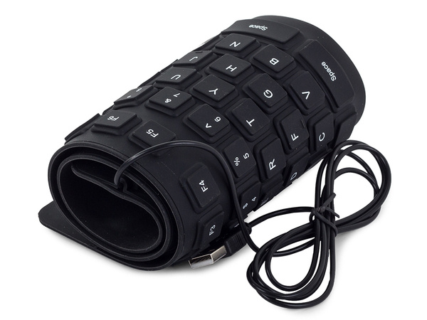 Clavier silicone noir usb numerique