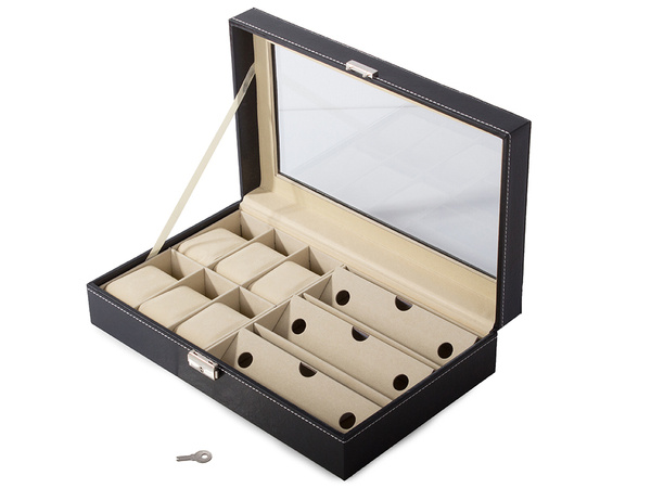 Coffret d'organisation pour montres et lunettes