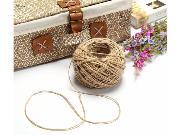 Corde de jute 30m jute naturelle marron