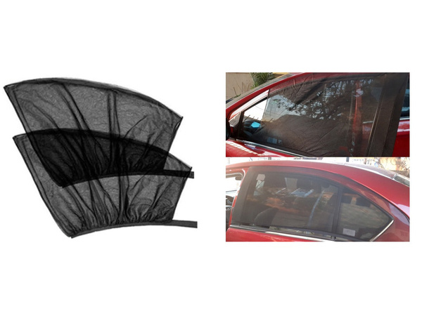 Couvertures flexibles pour vitres latérales de voiture 2 pièces