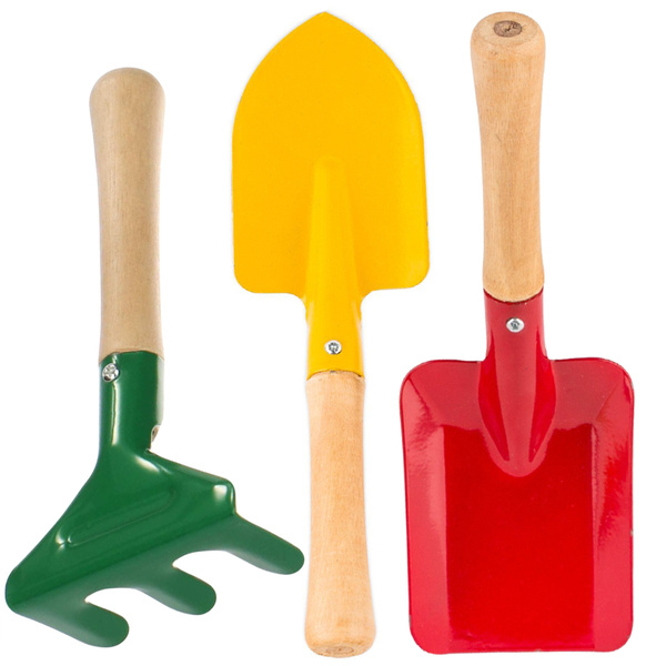 Ensemble d'outils de jardinage râteau pelle 3in1