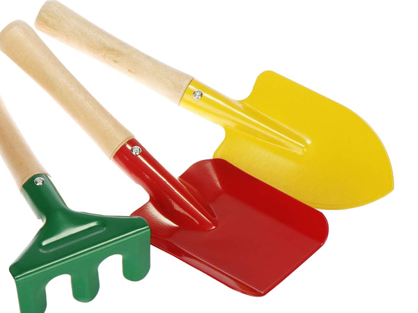 Ensemble d'outils de jardinage râteau pelle 3in1