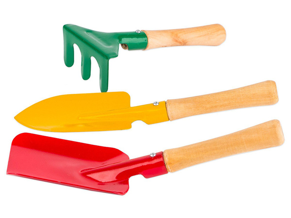 Ensemble d'outils de jardinage râteau pelle 3in1