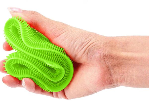 Éponge laveuse en silicone brosse à récurer brosse à récurer végétale