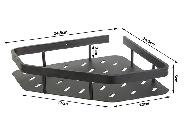 Étagère d'angle de salle de bain pour douche loft pendants