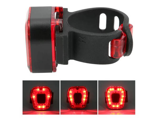 Feu arrière de vélo 14 led pour vélo feu rouge fort arrière batterie usb