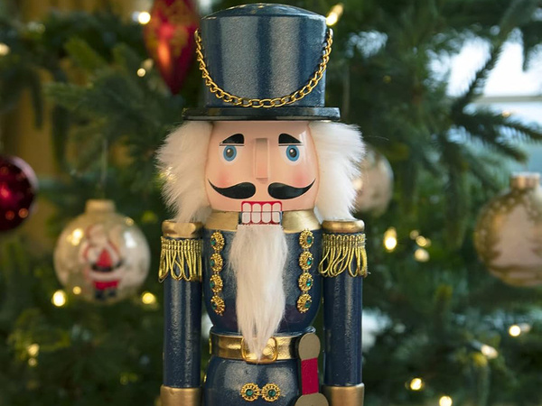 Figurine de noël décorative en bois de soldat casse-noisette cadeau