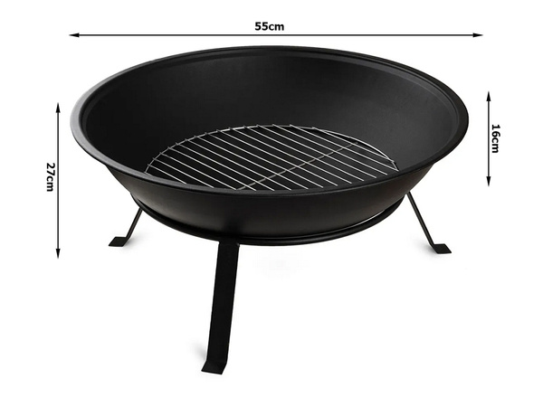 Garden hearth large poker stand grill grill fire 55 kettle