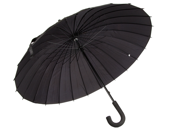 Grand parapluie noir robuste parapluie élégant