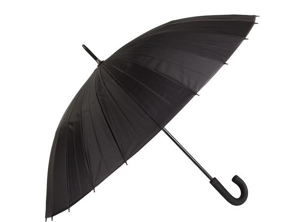 Grand parapluie noir robuste parapluie élégant