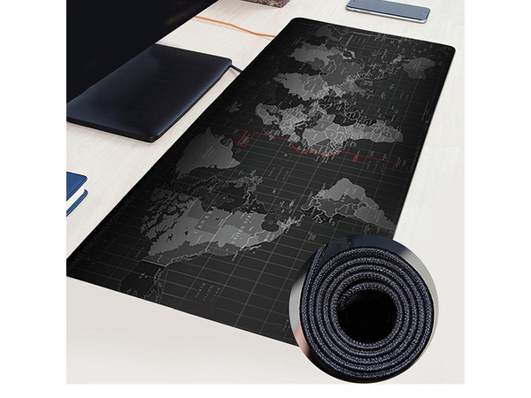 Grand tapis de souris gaming carte 90x40 bureau