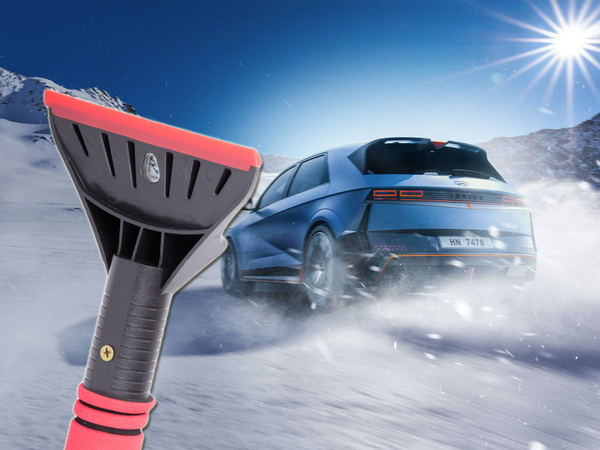 Grattoir pour pare-brise brosse à neige long grattoir pour voiture 2in1