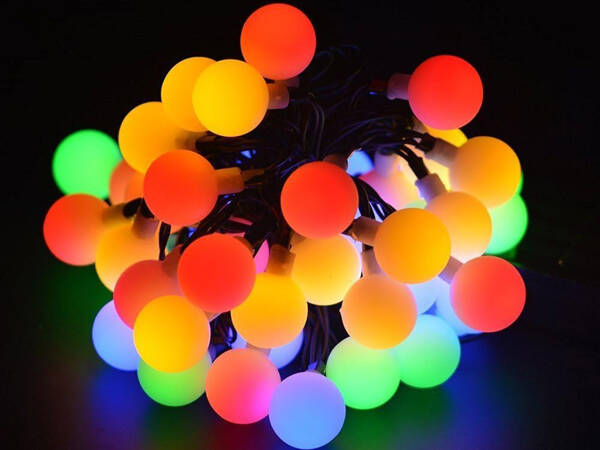 Guirlande solaire 20 led multicolore