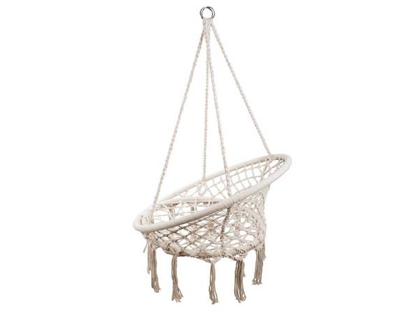 Hamac fauteuil balançoire suspendue balançoire nid de cigogne boho pour le jardin maison