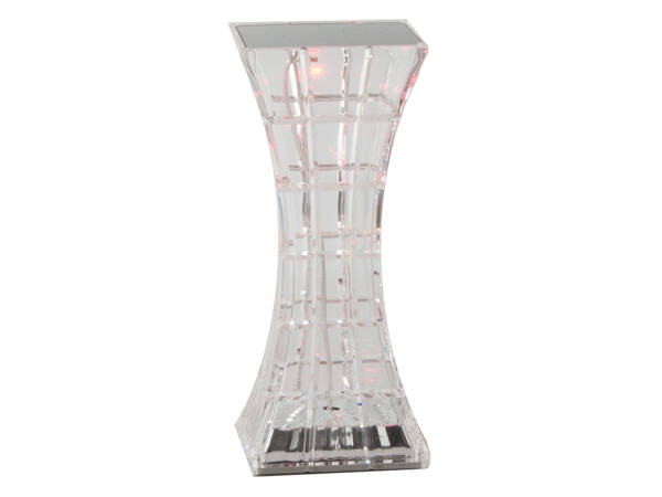 Lampe de table en cristal led rgb telecommande usb