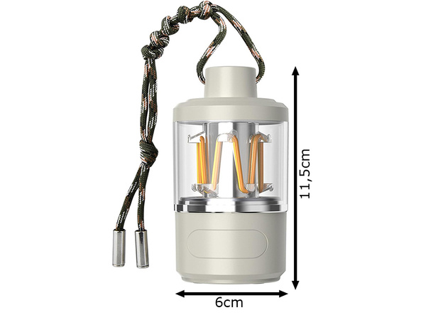 Lampe de voyage camping rechargeable powerbank usb camping