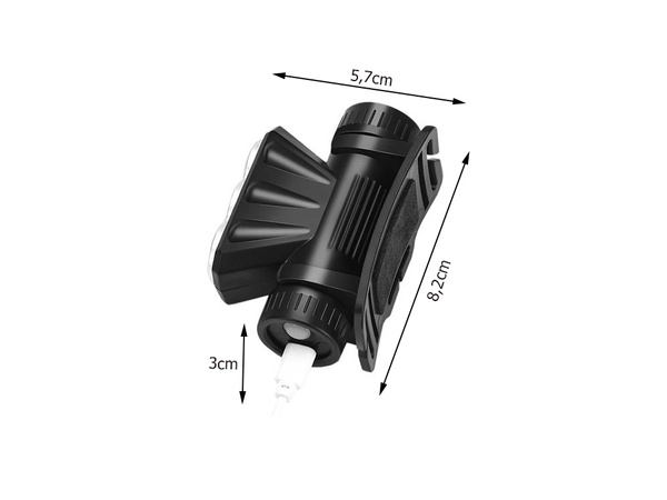 Lampe frontale lampe frontale rechargeable 3x led