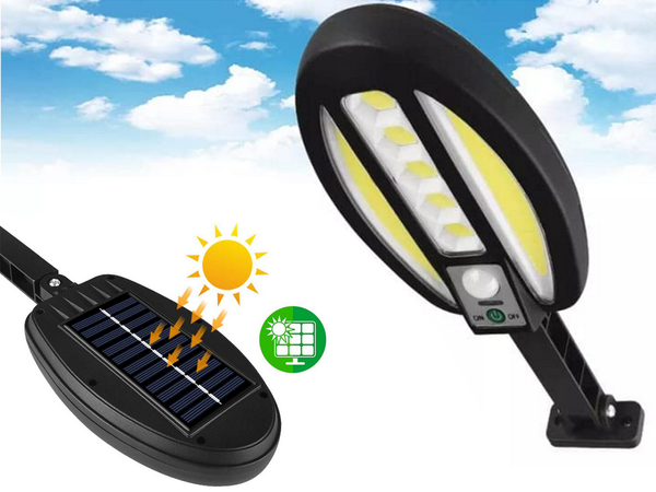 Lampe solaire 95 led avec capteur de crépuscule à crépuscule