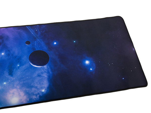 Large tapis de souris de bureau cosmos stars inside the world 80x30