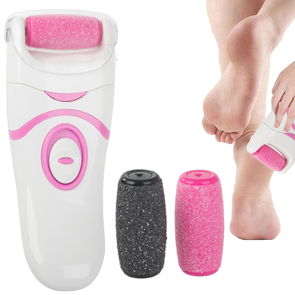 Lime électrique pour les pieds ponceuse de talons sans fil set de coupe 2 rouleaux