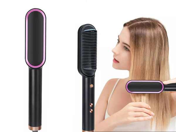 Lisseur de cheveux brosse à lisser