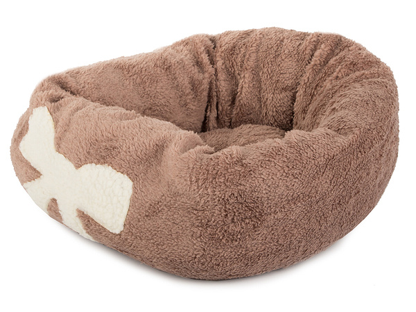 Lit de chien pelucheux lit de chat coussin doux lit de canapé 35cm