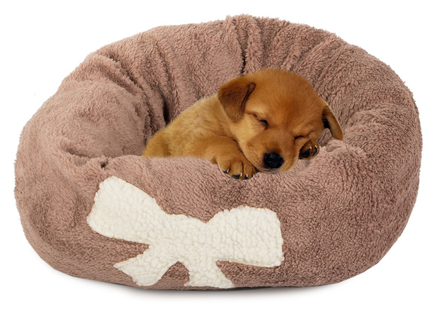 Lit de chien pelucheux lit de chat coussin doux lit de canapé 35cm