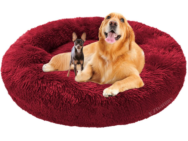 Lit en peluche pour chien, parc pour chat, coussin doux, canapé, literie 100