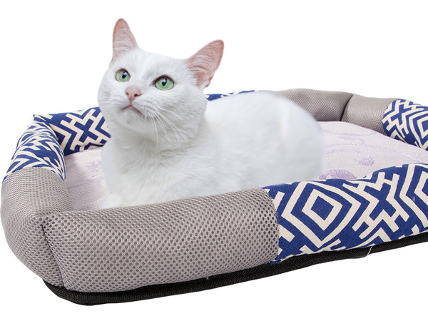 Lit pour chat matelas de couchage griffoir parc pour chat s