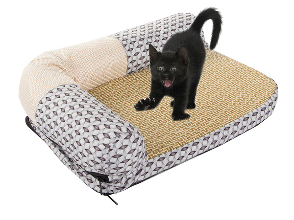 Lit pour chat matelas de couchage griffoir s