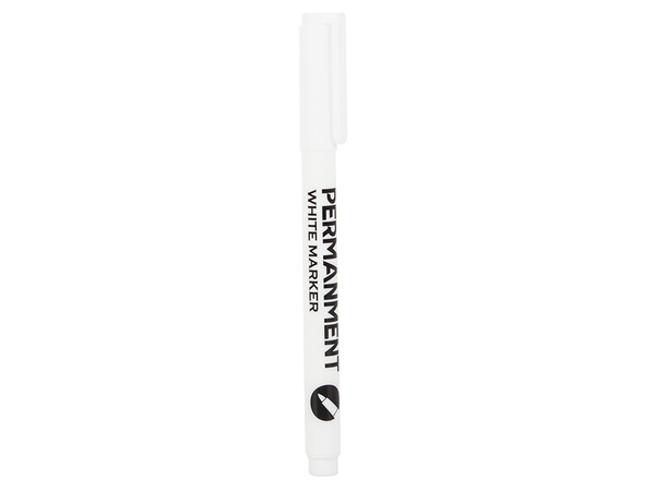 Marqueur permanent blanc pour verre pneus acier