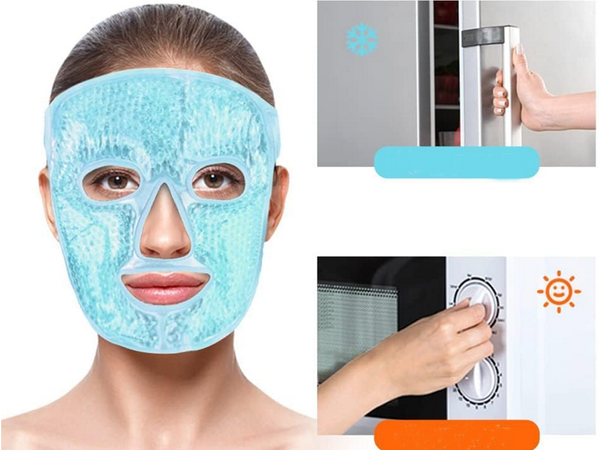 Masque de gel rafraîchissant et réchauffant pour le visage masque pour les yeux relaxant