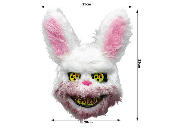 Masque d'halloween lapin créature macabre monstre déguisement psychopathe costume