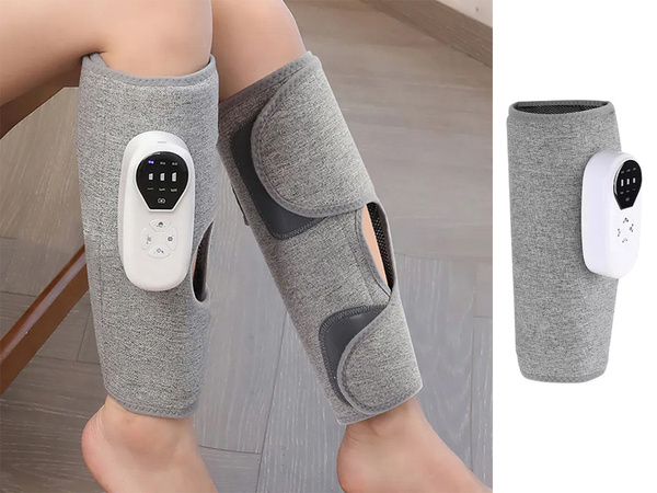 Masseur de jambe chauffant avec compression pour les mollets