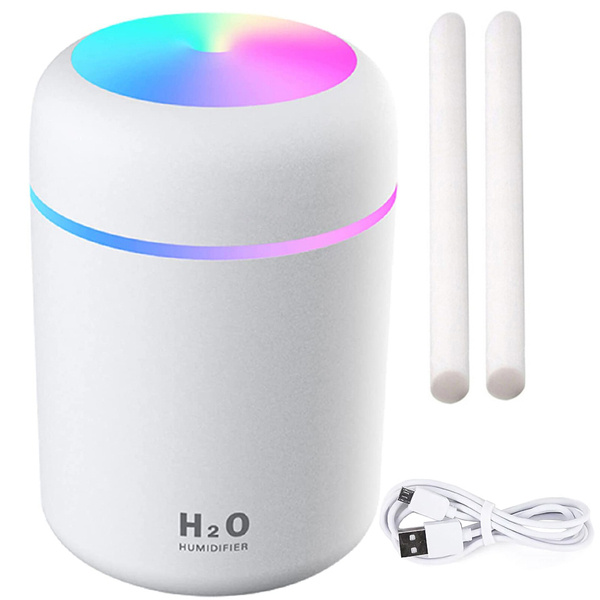 Mini humidificateur d'air diffuseur d'aromatherapie brume usb rgb