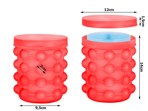 Moule à glace seau en silicone bac à glaçons moule à glaçons moule à glaçons