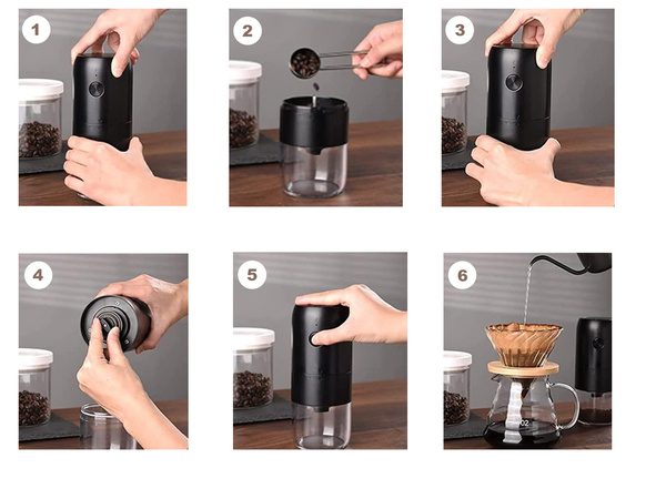 Moulin a cafe a grains nuts herbs strong electric usb espresso