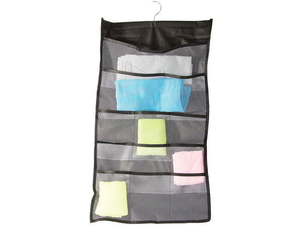 Organisateur de sous-vêtements penderie double face 22 poches cintre