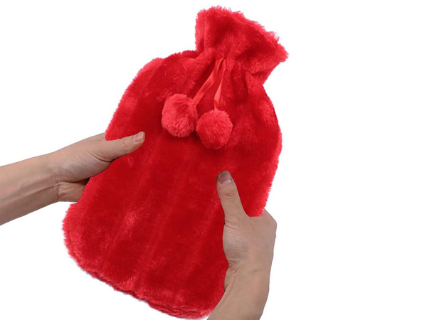 Peluche caoutchouc thermofor chauffant grand en couverture fourrure douce