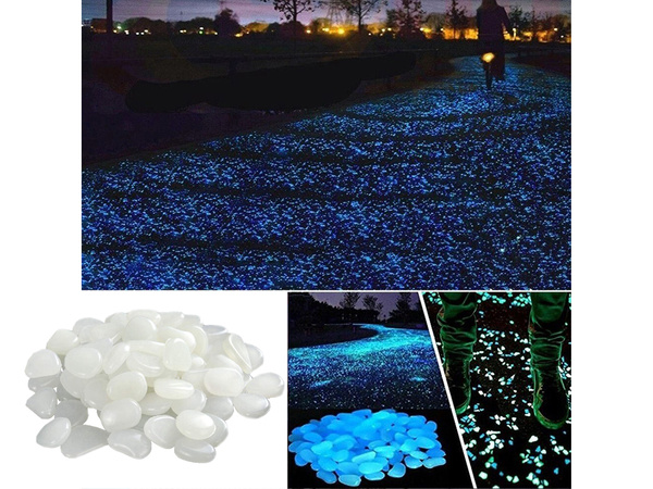 Pierres d'éclairage fluorescentes 100 pcs